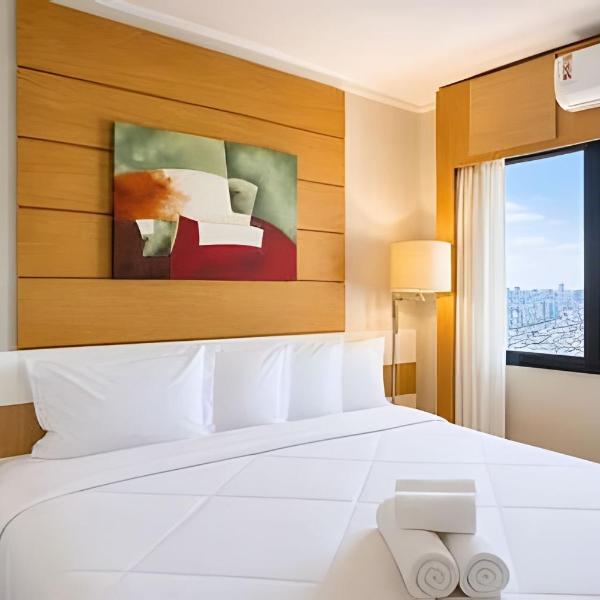 Flat Moderno em Congonhas com sofá-cama 1113