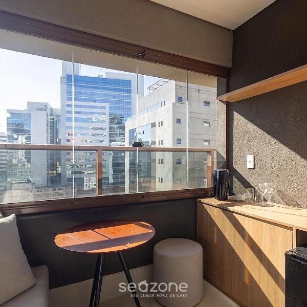 Studio contemporâneo com varanda HMJ0714 - Foto 4