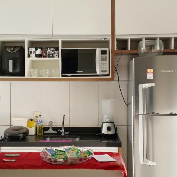 Apartamento completo na liberdade, Wi-fi, fechadura eletrônica, garagem, 2 quartos - Foto 5