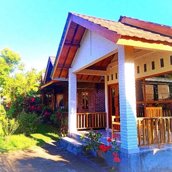 Ariel Bungalow Tetebatu, hótel í Tetebatu