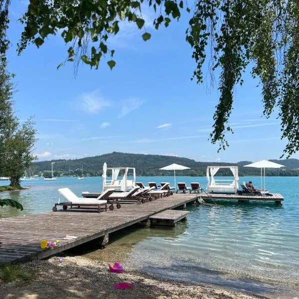 Ferienwohnung in Reifnitz am Wörthersee mit Seezugang, hotel u gradu 'Reifnitz'