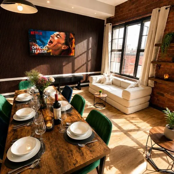 2 Bed Flat by Concert Square with Free Parking, hotel u gradu Liverpul