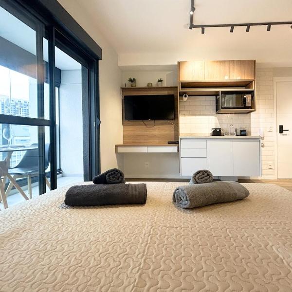 HM1408 · Studio no melhor do Brooklin - Predio Luxo - Metrô
