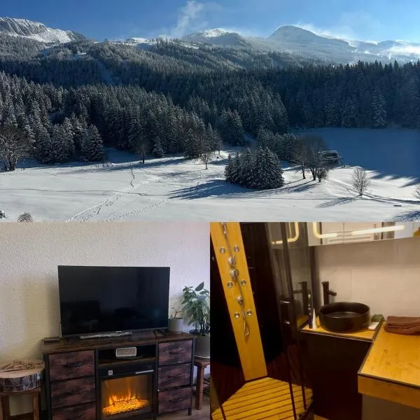 Viesnīca cozy studio avec balcon et vue montagne pilsētā Vilārdelana
