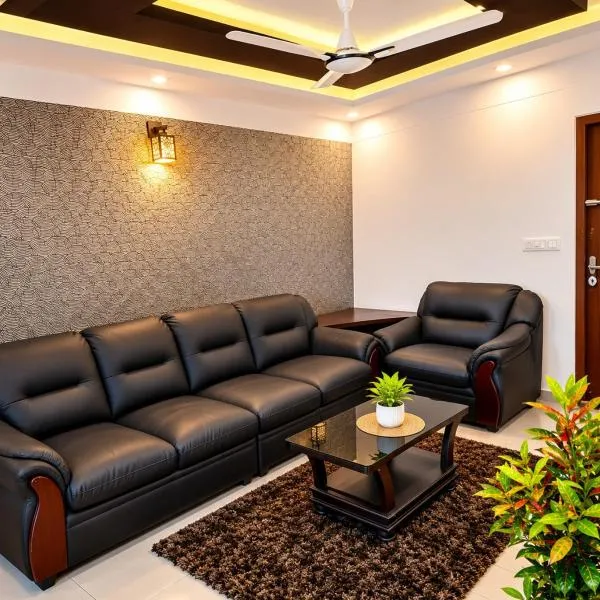Luxury 1BHK Flat Near Lulu & Technopark CityView, hotel v mestu Trivandrum