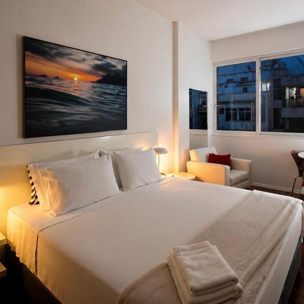 ELEGANT STUDIO VISTA LATERAL MAR IPANEMA BEST LOCATlON