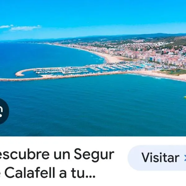 apartamento cerca playa ,estación tren y garaje gratis en finca, hotel a Segur de Calafell
