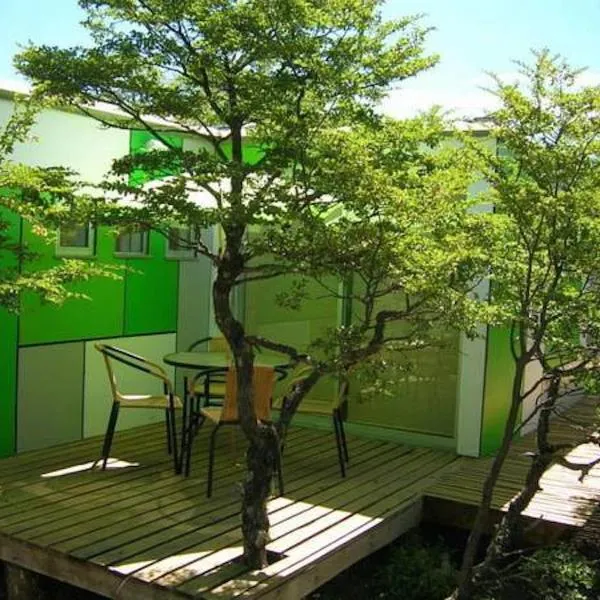 Cabañas Ecobox Andino, hotel v destinaci Las Trancas