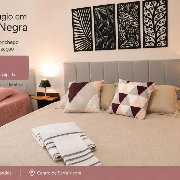 Apê no coração da cidade, faça tudo a pé, roupas de banho e cama, Pet Friendly, hotel in Serra Negra