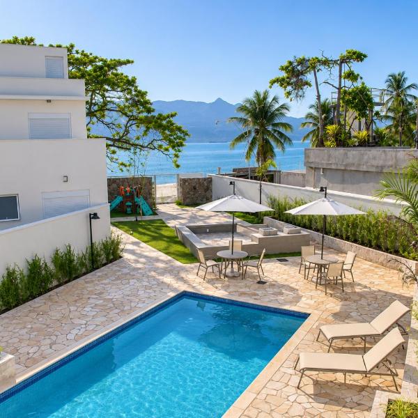 Casa Pé na Areia Piscina Frente Mar Ar Condicionado