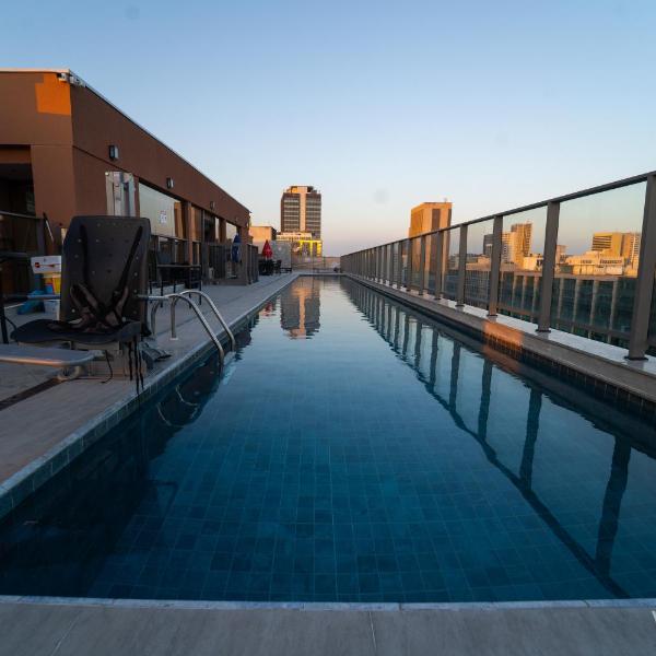 Studio Moderno e Metrô na Porta,Piscina Panorâmica - Foto 2