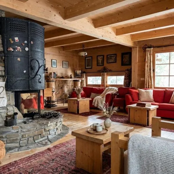 Golden Tatra Chalet - Fireplace, Sauna & Garden، فندق في زاكوباني