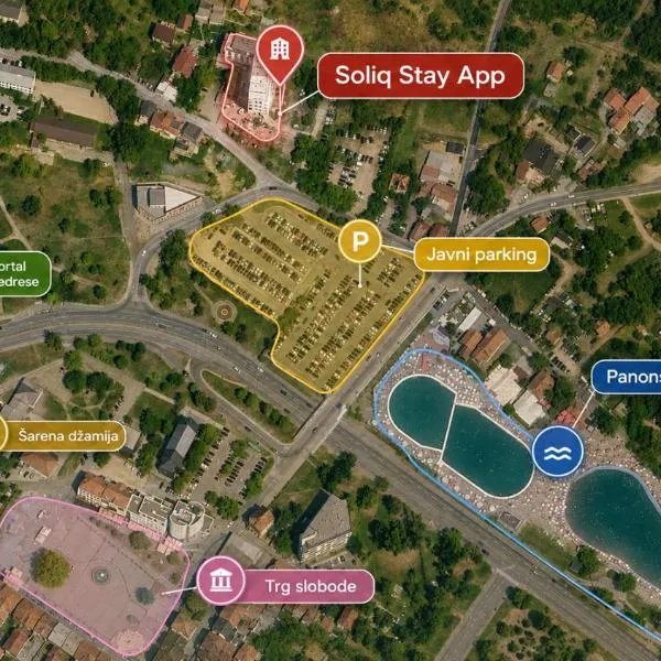 Soliq Stay App, hotel di Tuzla