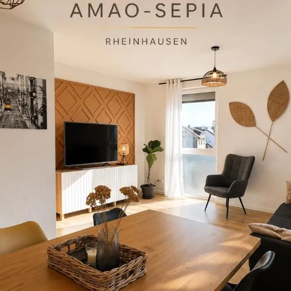 AMAO-Sepia - Spacious Family Apartment - 6 Guests - Parking, hotel in Rheinhausen