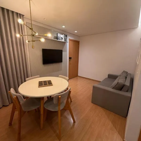 Apto novo e completo quartos com cama de casal e lava e seca disponível, hôtel à Lagoa Santa