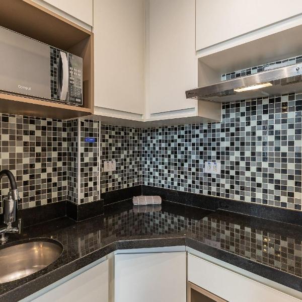 Flat moderno em hotel na Vila Olímpia com vaga - Foto 3