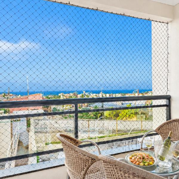 Studio no Porto das Dunas vista mar e Beach Park!
