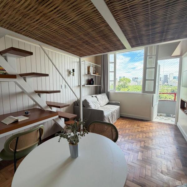 Loft confortável com vista e varanda na Glória - RJ - Foto 4