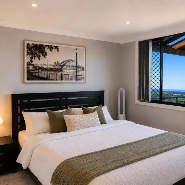 Ocean-View Retreat for Family Getaways Wollongong, hótel í Cringila