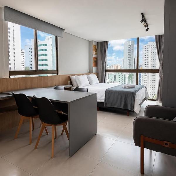 Conforto Boa Viagem | Piscina, Smart TV e Wi-Fi