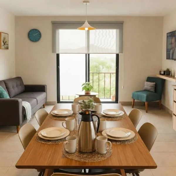 Luminoso departamento cerca de bodas y jardines!, ξενοδοχείο σε Atlixco