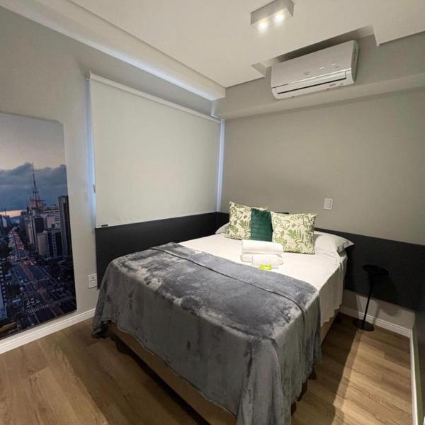 Studio funcional próximo ao Allianz Parque com piscina e coworking