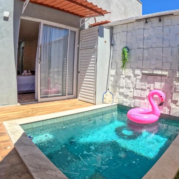Villa Beija-Flor2: Suíte alexa e piscina privativa