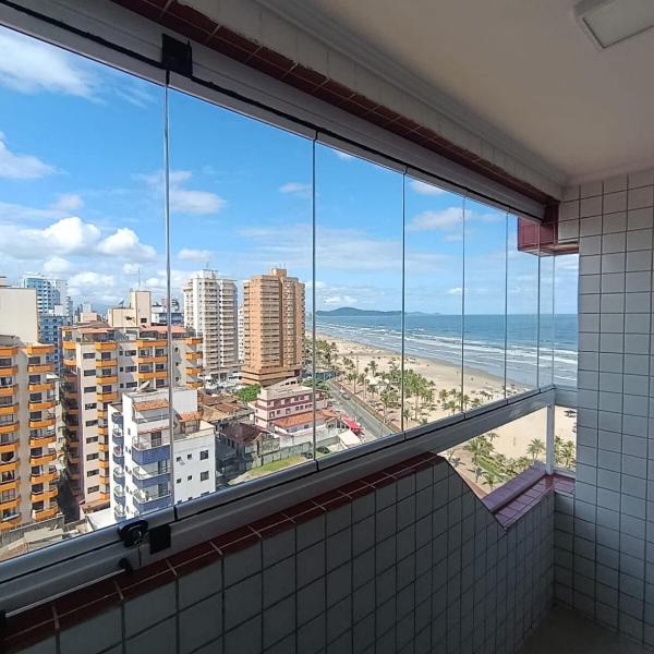 Apartamento Pé na Areia Vista Mar - Praia Grande