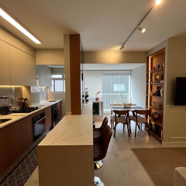 Apartamento novo e todo equipado, com vaga no Jardim Paulista