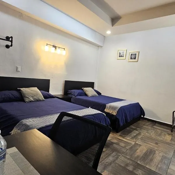 A27 Premium Suite MAX Cocina Terraza Companies Work Teams 1-4 PAX: Cuautitlán Izcalli şehrinde bir otel