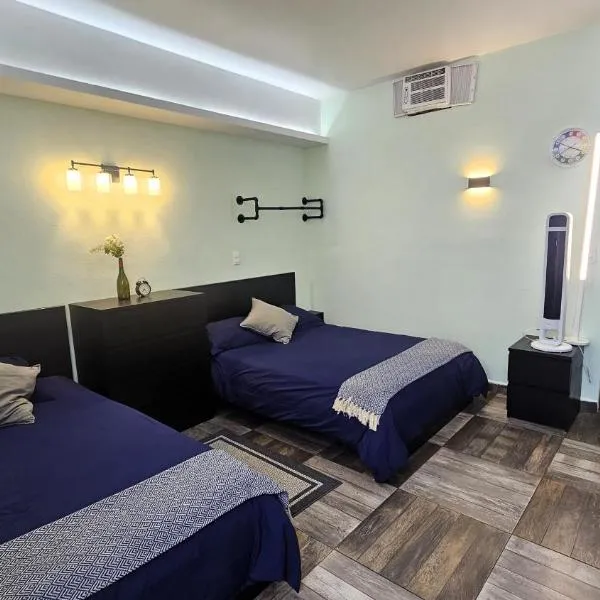 A28 Premium Suite MAX Cocina Terraza Companies Work Teams 1-4 PAX: Cuautitlán Izcalli şehrinde bir otel