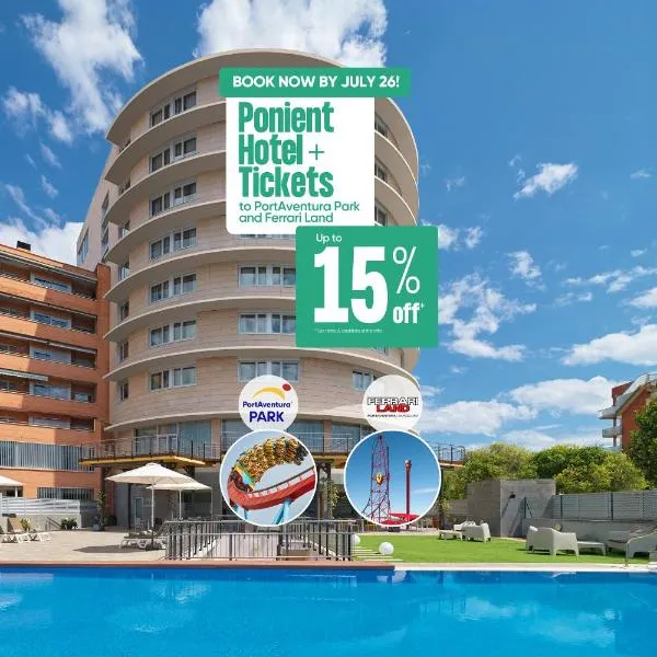 Ponient Vila Centric by PortAventura World - Available rates with tickets to PortAventura Park & Ferrari Land，維拉塞加德索爾辛納的飯店