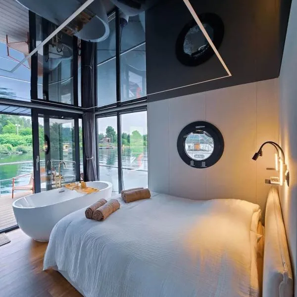 « HouseBoat » Luxe • Spa • Rooftop • Rhône Valence, hotell i Valence