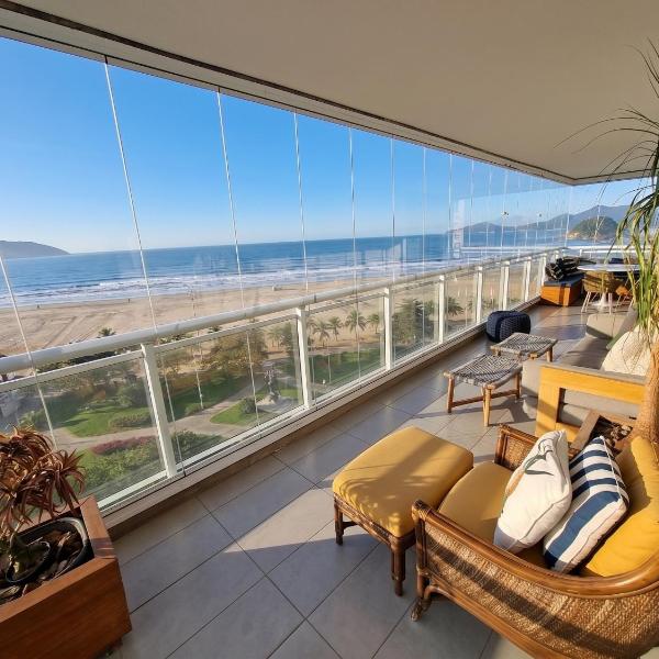 Book Santos Unlimited 801 - Frente Mar de Verdade!