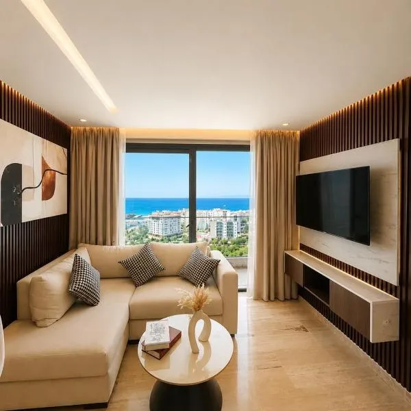 Studio de Luxe Vue Mer au 16ᵉ Étage ,Triple Towers, la Plus Haute Résidence de Tanger ,Proche Gare TGV, Hotel in Tanger