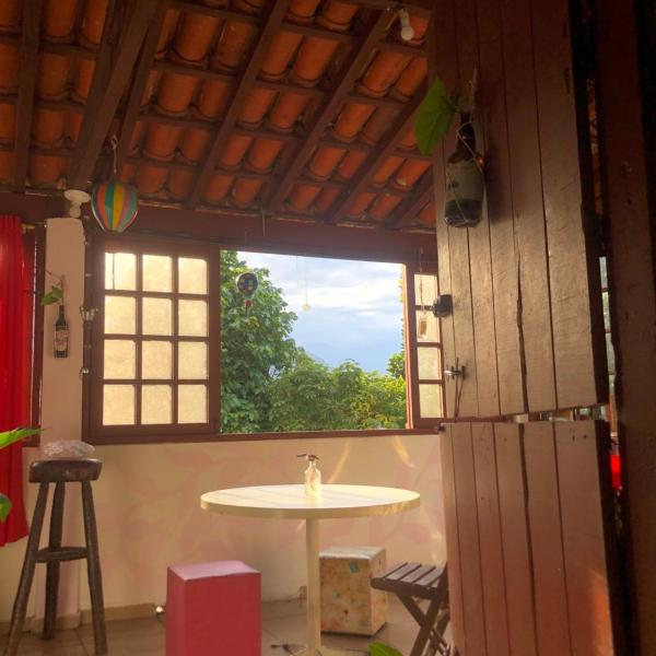 Quarto privativo com cachoeira