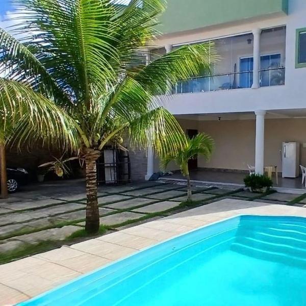 Apartamento com 3 quartos , 3 banheiros e piscina a 700 metros da praia de Taperapuan