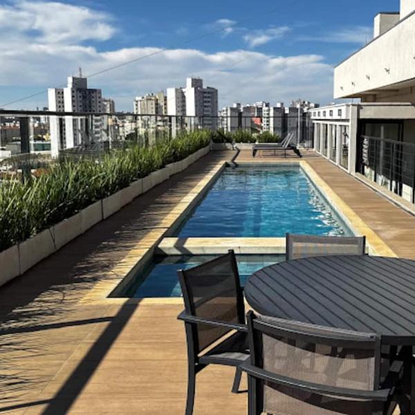 Studio com piscina e academia completa - Unidade 303