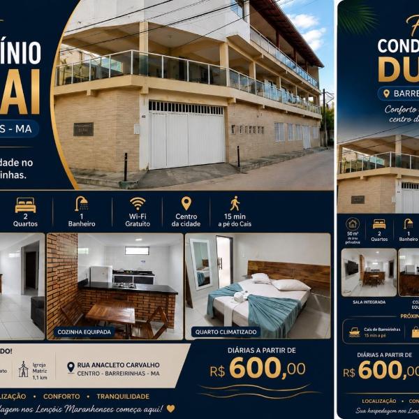 Flat - Condomínio Dubai Barreirinhas