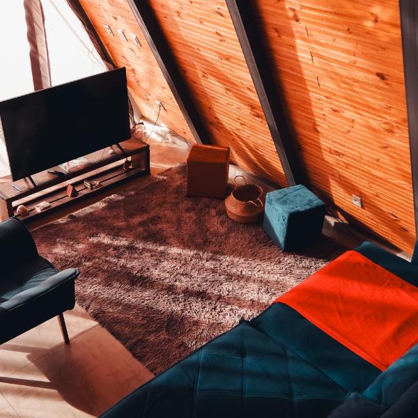 Cabana Aconchegante e Romântica Cinema no SPA wi-fi 567 MB cozinha completa vista para Pedra Grande excelente para home office - Foto 5