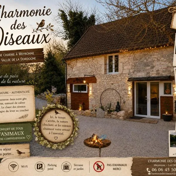 L'harmonie des Oiseaux, viešbutis mieste Meyronne