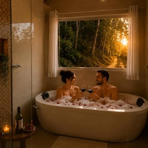 Chalé Céu de Minas, hotel i Visconde De Maua