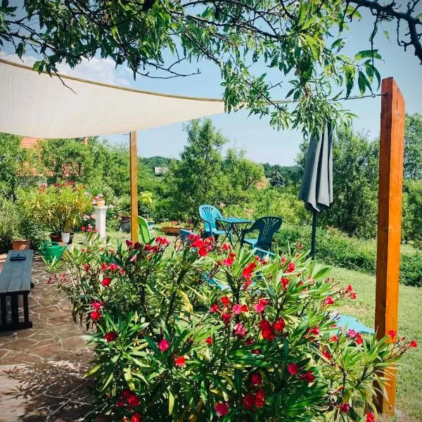 Panorámás magánszálláshely privát borterasszal, hotell i Balatonszepezd