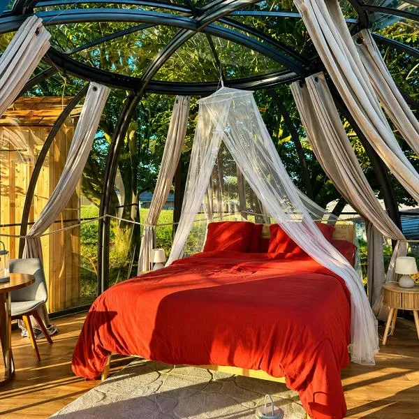 Le Domaine de Vehir - Dôme romantique au coeur d'une ferme, hotel di Ciney