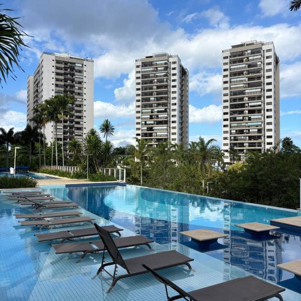 Lindo Studio com vista pisicina e Lago - Foto 4