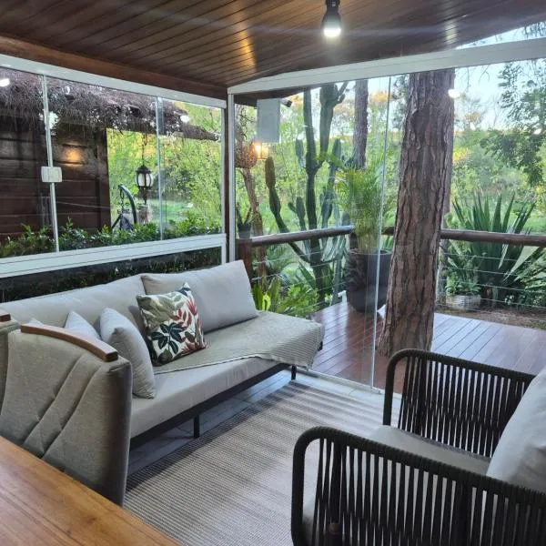 Cabana em Itu-SP Chalé Veraneio Camping Carrion, hotel em Itu