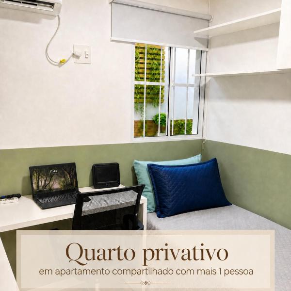 Quarto individual privativo - Recife Centro - 120m UNICAP