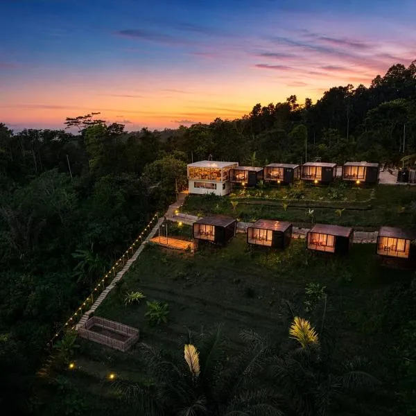 Capsul Jatiluwih - Forest View Capsules near Jatiluwih Rice Terraces、ジャティルウィのホテル