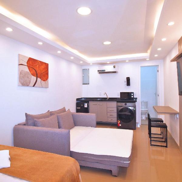 Studio Completo na Quadra da Praia p/ 4 Pessoas - Foto 4
