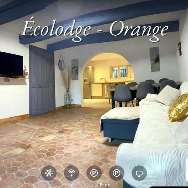 Partie de Bastide provençale de 94m2 - Nature & sérénité près d'Avignon d'Orange, hotel in Orange